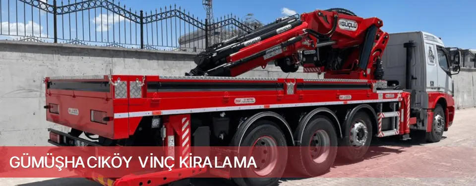 Gümüşhacıköy İlçemi Vinç Kiralama